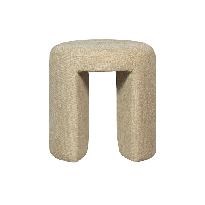 WOOOD Charlie Kruk - Chenille - Naturel - 47x45x45