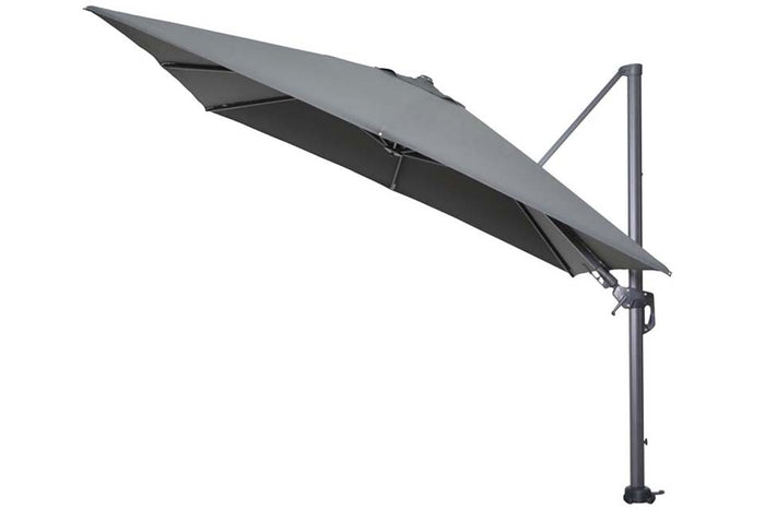 Garden Impressions Hawaii zweefparasol 300x300 c. black - donker grijs