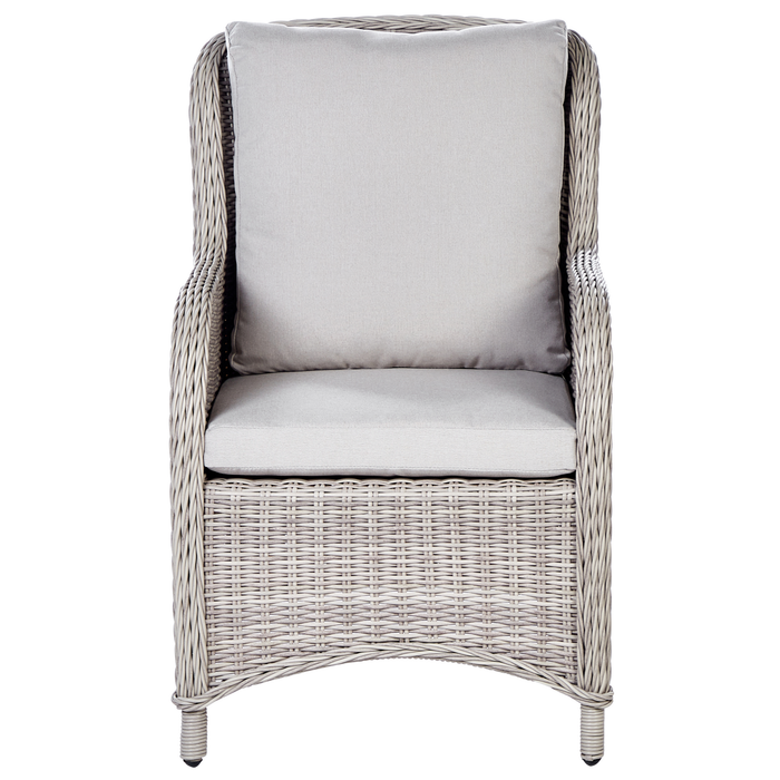 Beliani - CASCAIS - Tuinset voor 6 - Beige - PE rotan