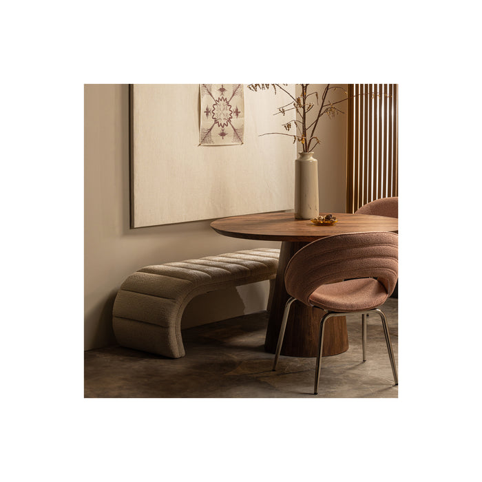 WOOOD Traffic Bankje - Stof - Naturel - 47x163x51