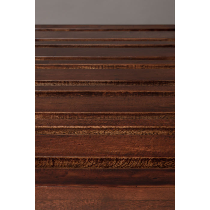 Dutchbone Jakub Kapstok Bankje Hout Bruin