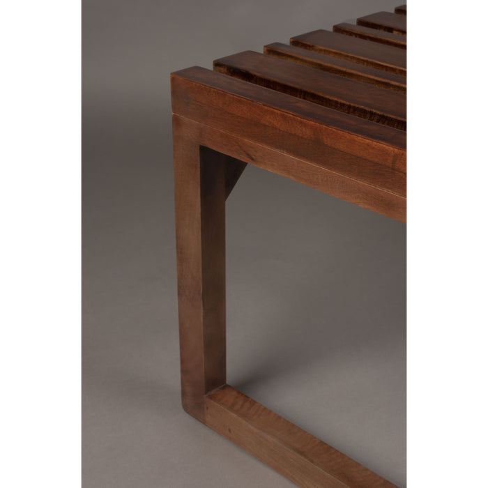 Dutchbone Jakub Kapstok Bankje Hout Bruin