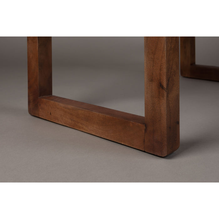 Dutchbone Jakub Kapstok Bankje Hout Bruin