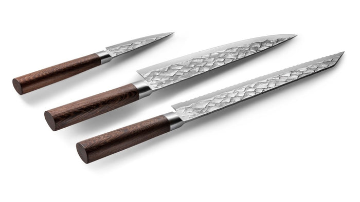 BARE Cookware Messenset, 3-delig, Duits staal en Levenslange Garantie