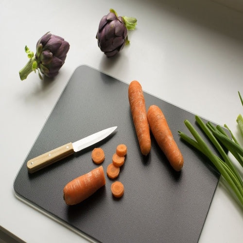 Kookplaat beschermer, Glas, Zwart, 40 x 30 cm - Pebbly