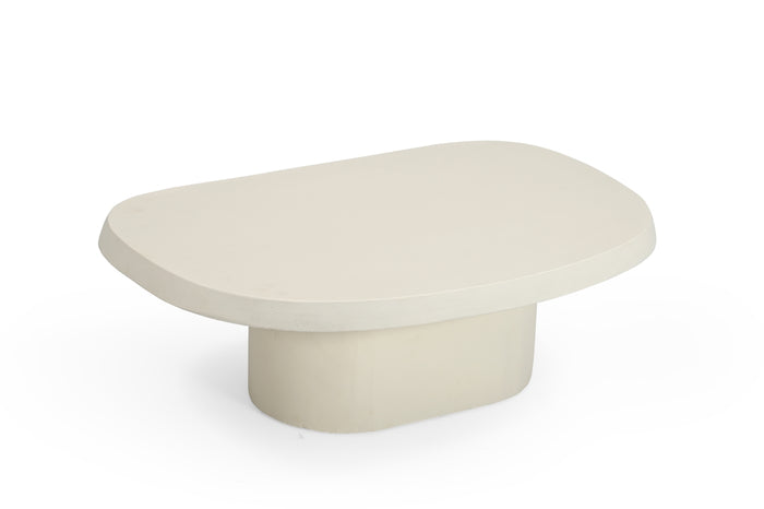 Giga Meubel - Salontafel Rechthoek 90cm - Beige Beton - Carly