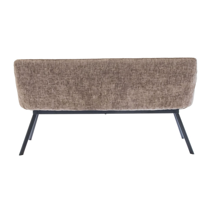 Giga Meubel - Eetkamerbank - Taupe Stof - 160x60x88cm - Taylor