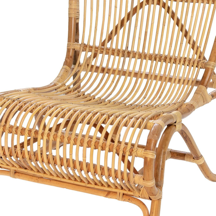 Giga Meubel - Rotan Loungestoel Naturel - Bohemian - Relaxfauteuil