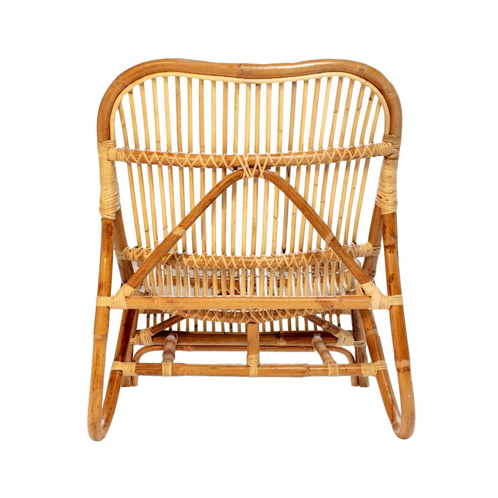 Giga Meubel - Rotan Loungestoel Naturel - Bohemian - Relaxfauteuil