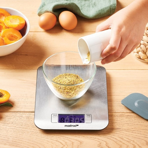 Keukenweegschaal, RVS, 5 kg, Groen - Mastrad