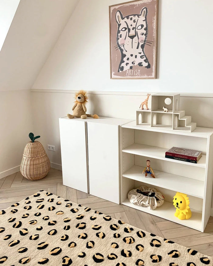 MAISON DEUX Vloerkleed Luipaard M - 120 x 180 cm