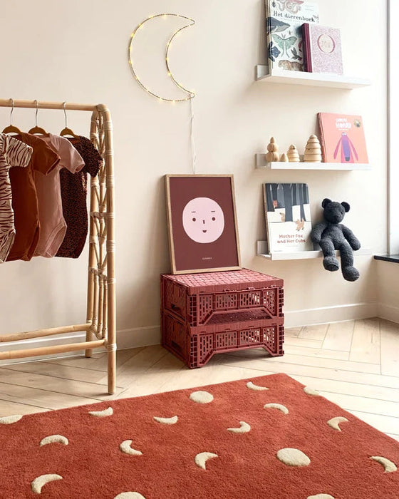 MAISON DEUX Vloerkleed Manen Brick Red M - 120 x 180 cm