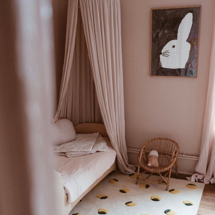 MAISON DEUX Vloerkleed Citroenen Rond - diameter 120 cm