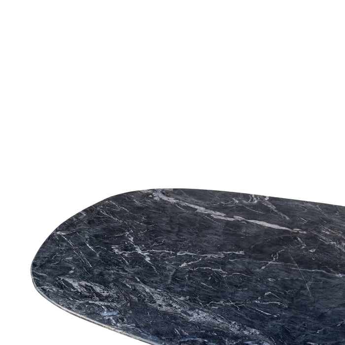 Giga Meubel - Salontafel Richy Zwart Marmer Deens Ovaal 120cm