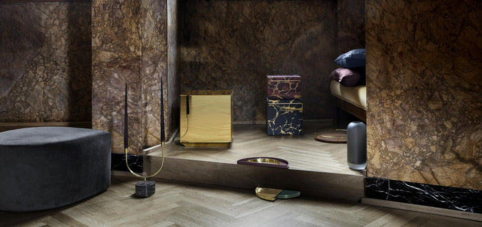 AYTM Speculum bijzettafel 38x38 rose