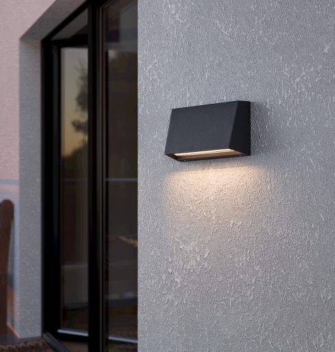 EGLO Spongano Wandlamp - buitenverlichting - LED - Zwart