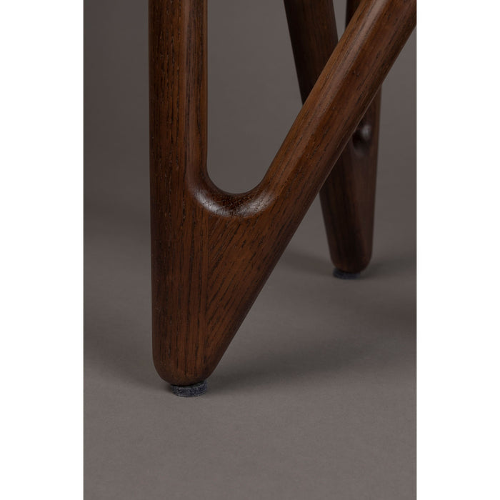 Dutchbone Naia Bijzettafel Rond 40 cm Hout Bruin