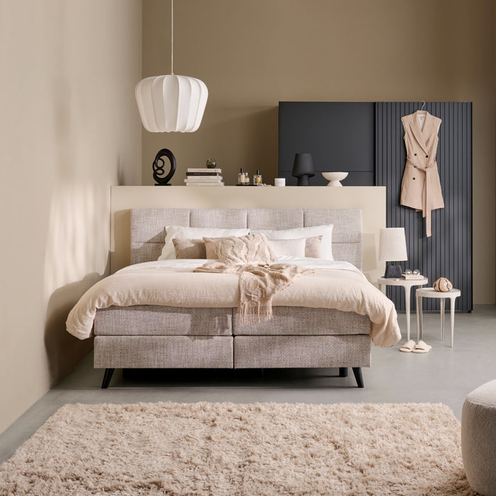 Vloerkleed Bokkum - Beige - Katoen - 160x0x230cm (BxHxD)