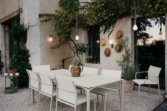 Fermob Aplo LED Tafellamp - Gris Argile