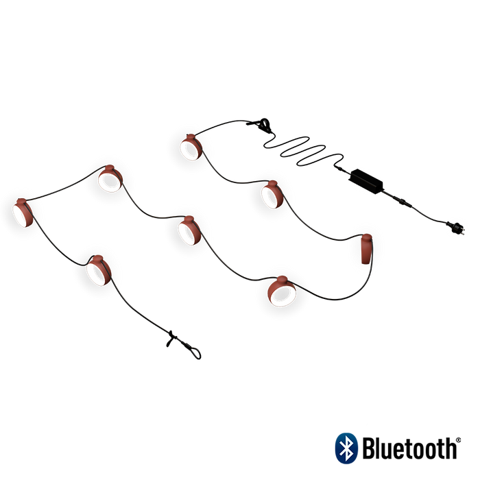 Hoopik lichtslinger - 6.2m - ocre rouge