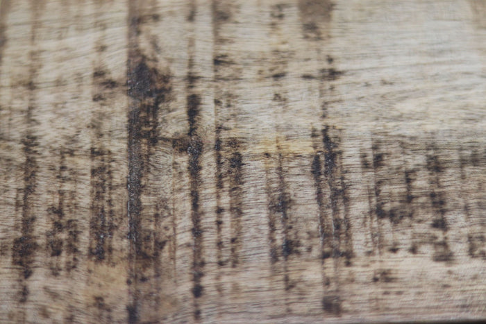 Kapstok - 66x17x28 - Naturel|zwart - Mangohout|metaal