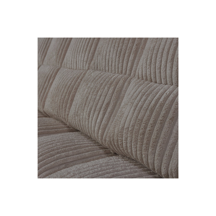 WOOOD Second Date 4-zits Bank - Grove Ribstof - Mud