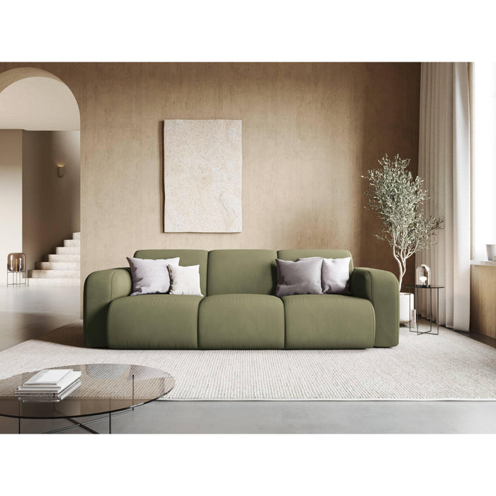 Windsor & Co Lola 3-zitsbank - Chenille - Lichtgroen