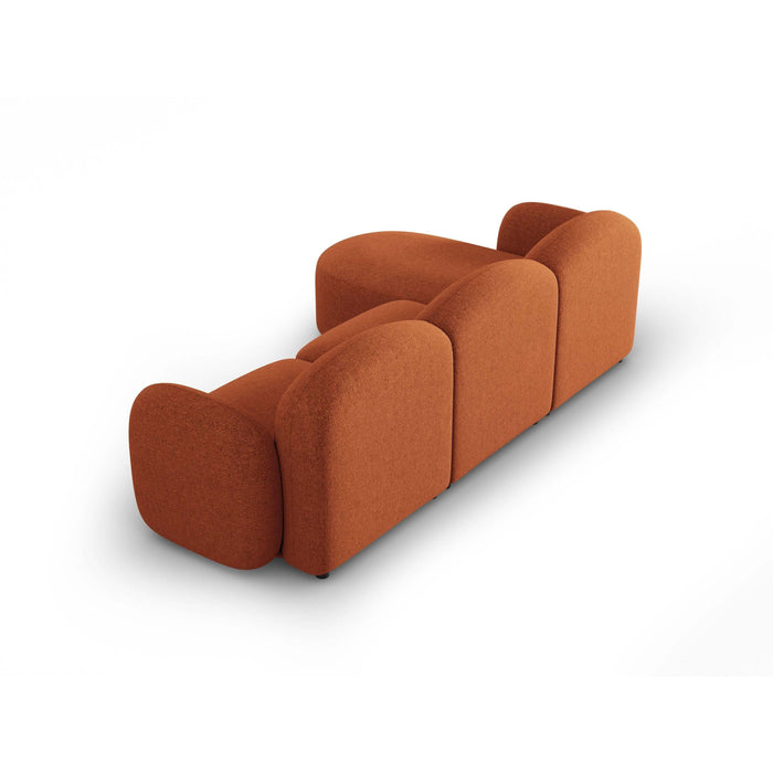 Micadoni Home Blair Hoekbank met Chaise Longue Rechts - Chenille - Terracotta