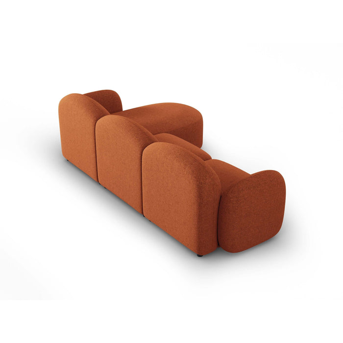 Micadoni Home Blair Hoekbank met Chaise Longue Links - Chenille - Terracotta