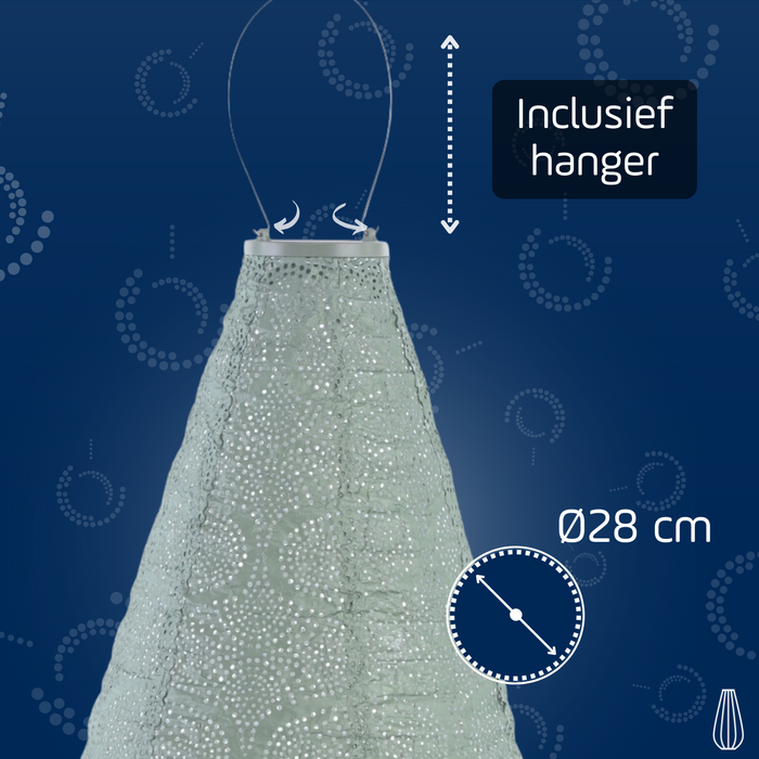 Lumiz - Solar tuinverlichting Tigres Drop - 28 cm - Licht Groen