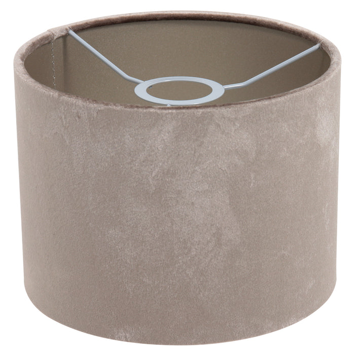 Steinhauer - kap - Shade - zilver - velours stof - Ø 20cm - E27 -