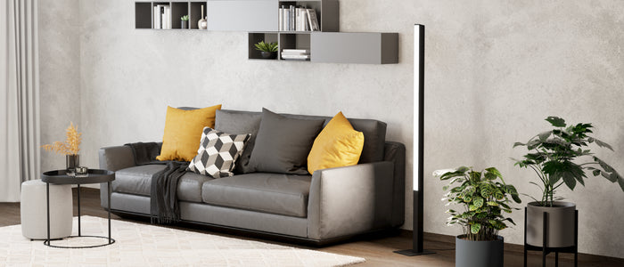 EGLO connect.z Simolaris-Z Vloerlamp - 161,5 cm - Zwart|Wit