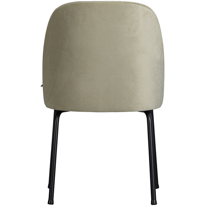 WOOOD Vogue Eetkamerstoelen - Fluweel - Pistache - Set van 2
