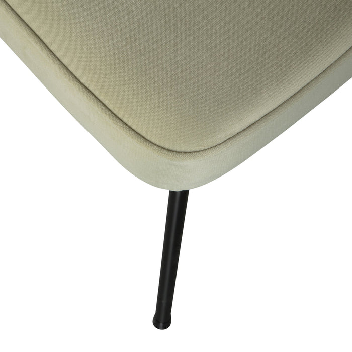 WOOOD Vogue Eetkamerstoelen - Fluweel - Pistache - Set van 2