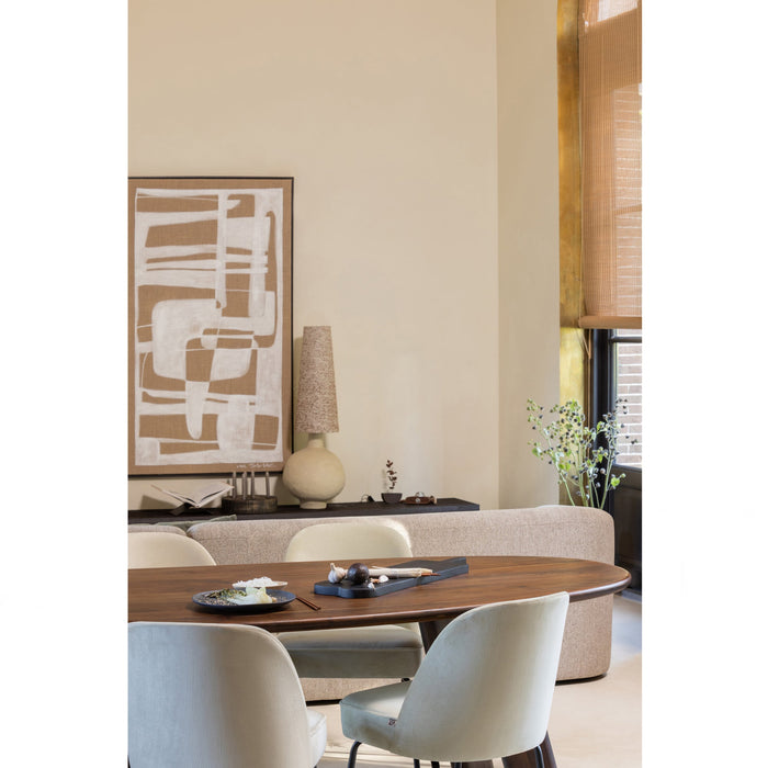 WOOOD Vogue Eetkamerstoelen - Fluweel - Pistache - Set van 2