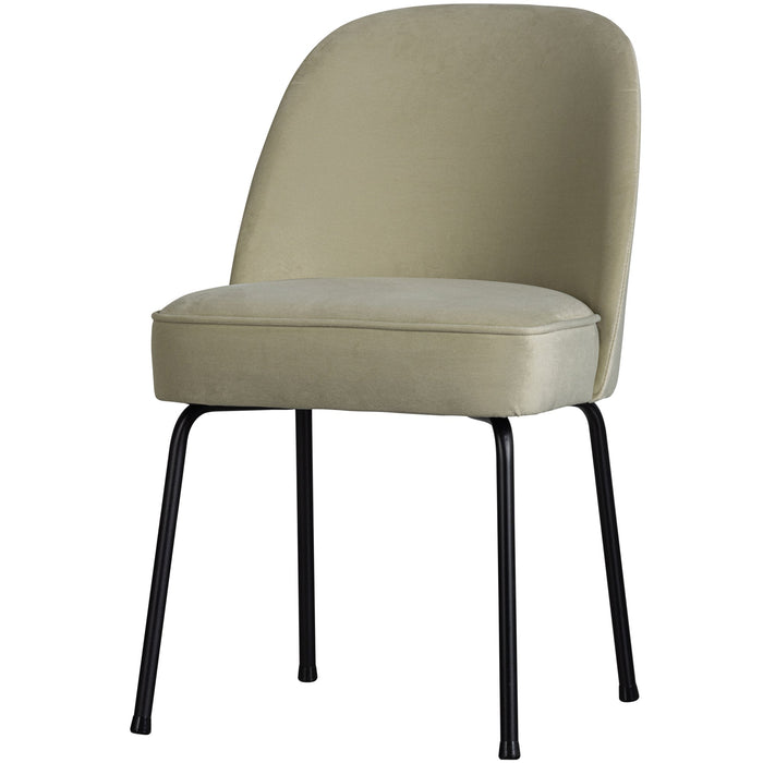 WOOOD Vogue Eetkamerstoelen - Fluweel - Pistache - Set van 2