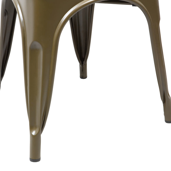 vtwonen Tuinstoel Afternoon - Metaal - Camouflage Groen - 85x44x53