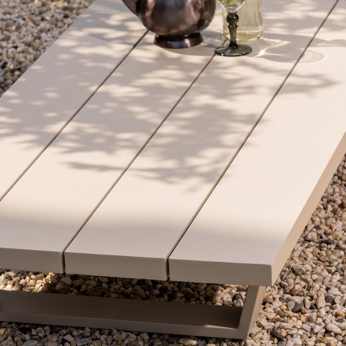 WOOOD Bear Buiten Salontafel - Aluminium - Zand