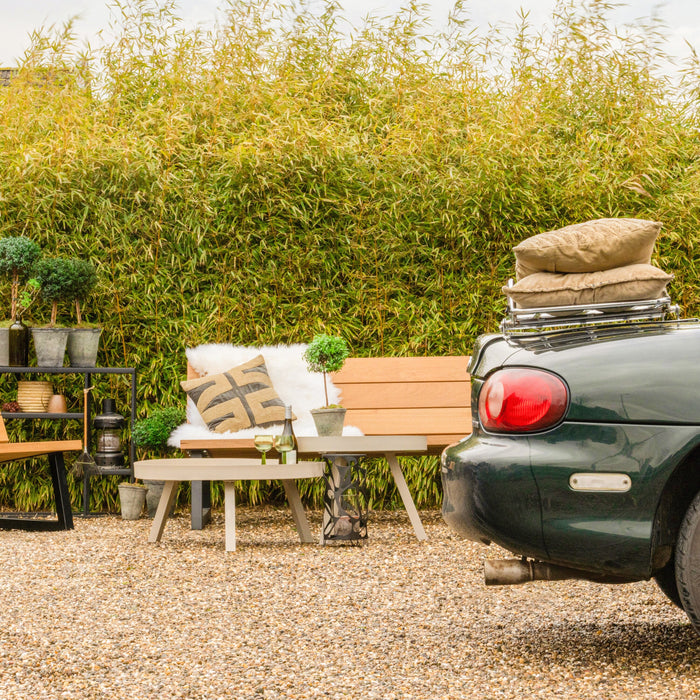 WOOOD Sunny Bijzettafel Buiten - Metaal - Mist - 45 x Ø 60 cm