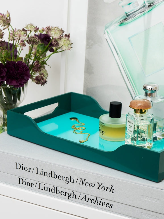 Printworks Dienblad - Swell - M - Turquoise|Groen