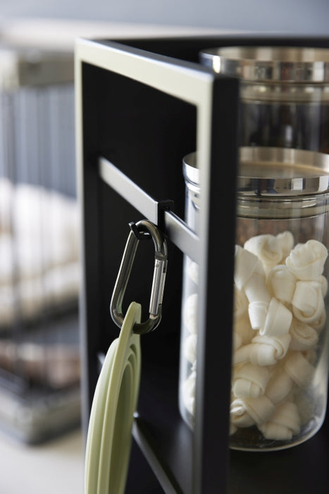 Yamazaki Keukentrolley - 2 niveaus - Tower - Zwart