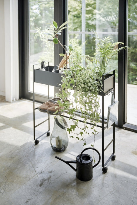 Yamazaki Opbergrek met Wielen - Tower - Zwart