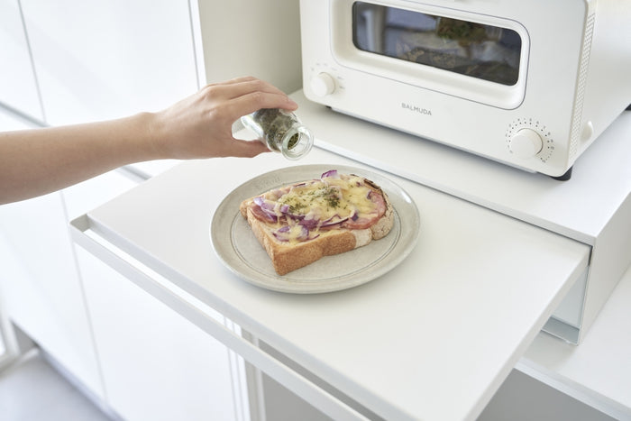 Yamazaki Uitschuifbare Keukenplateau en Lade - Tower - Wit