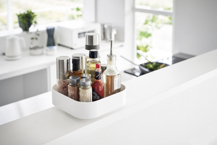 Yamazaki Draaiend Opbergrek - Tower - Wit