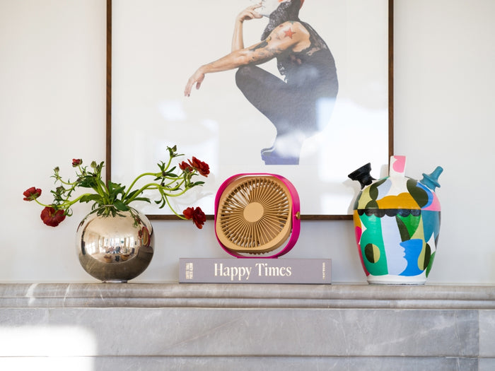 Printworks Tafelventilator - Fantastic - Roze