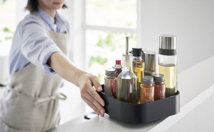 Yamazaki Draaiend Opbergrek - Tower - Zwart