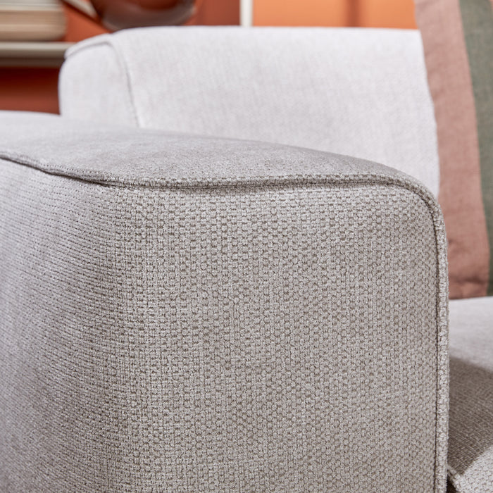 by fonQ Stretch Hoekbank Rechts - Naturel