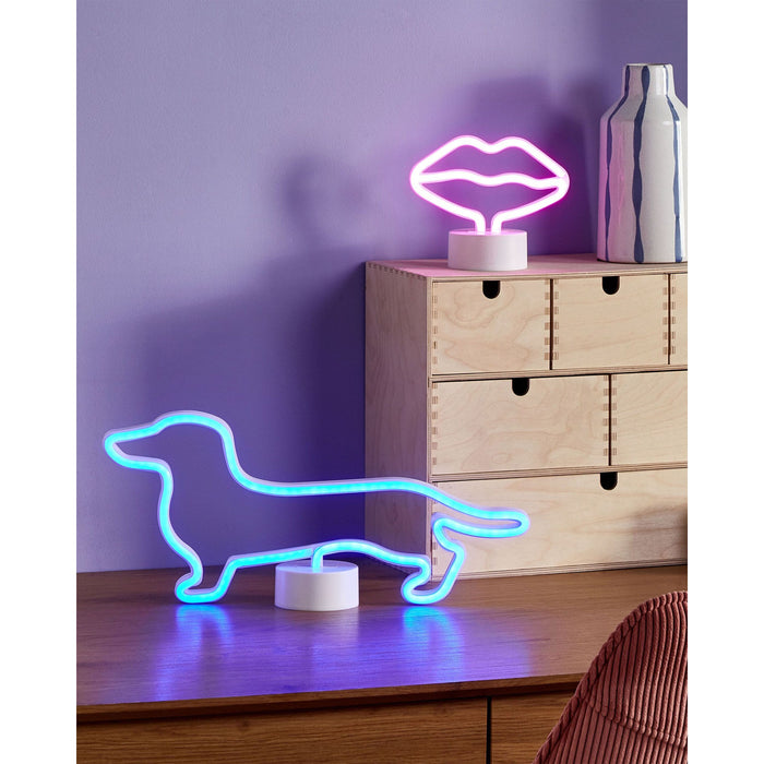 Beliani - FLORA - LED decor - Roze - Synthetisch materiaal