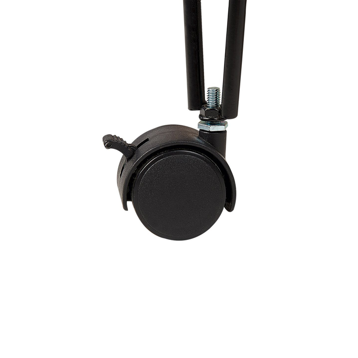 Beliani - BALME - Keukentrolley - Donkere houtkleur|Zwart - Metaal