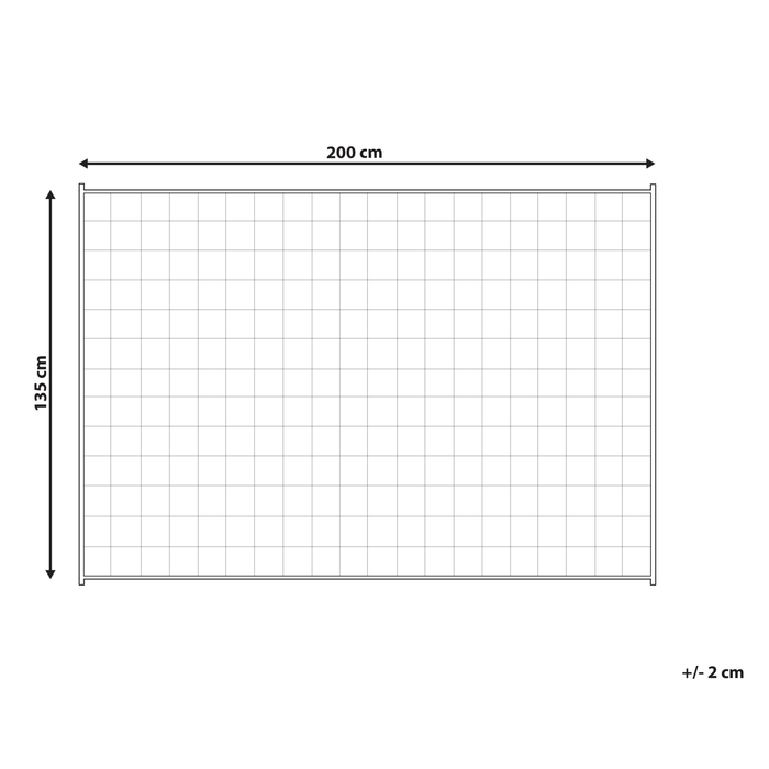 Beliani-NEREID-Verzwaringsdeken-Marineblauw-135 x 200 cm-Polyester